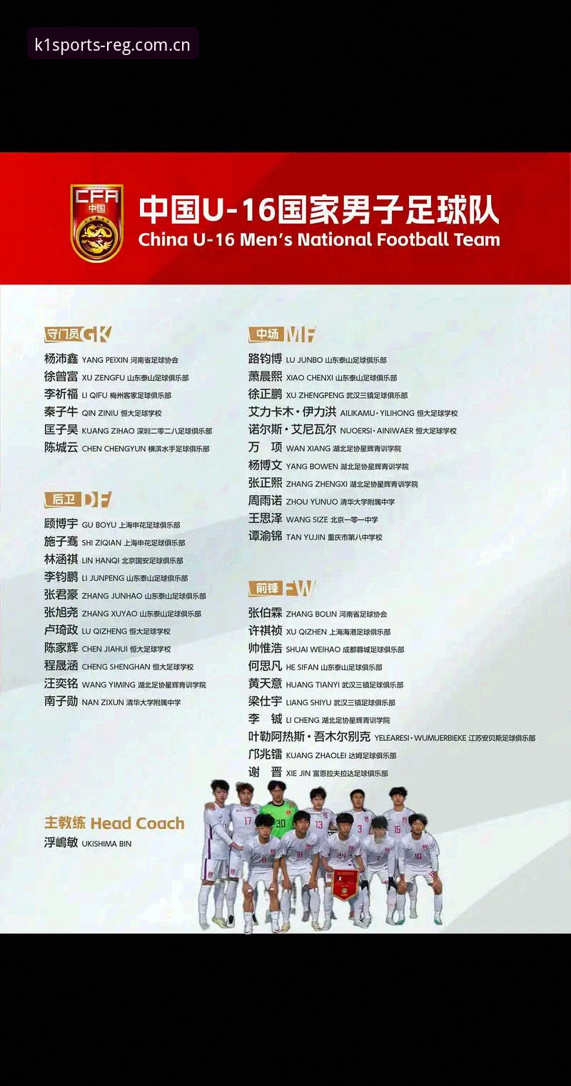 U17世界杯分组揭晓：在K1体育平台解锁中国足球新生代观赛操作教程